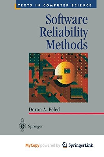 Cover for Software Reliability Methods