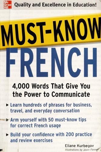 Cover for Must know French