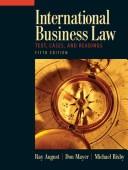 Cover for International business law