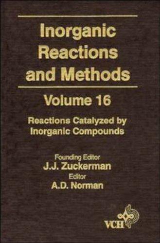 Cover for Reactions Catalyzed by Inorganic Compounds, Volume 16, Inorganic Reactions and Methods
