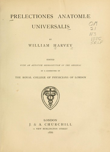 Cover for Prelectiones anatomiæ universalis