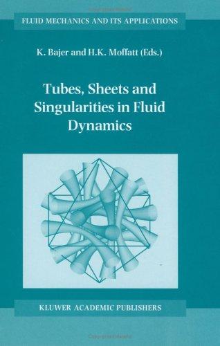 Cover for Tubes, Sheets and Singularities in Fluid Dynamics (Fluid Mechanics and Its Applications)