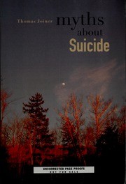 Cover for Myths about suicide