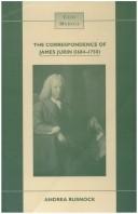 Cover for The correspondence of James Jurin (1684-1750)