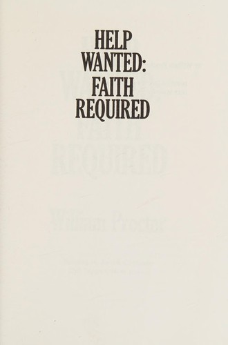 Cover for Help wanted: faith required.