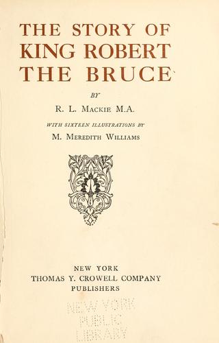 Cover for The story of King Robert the Bruce