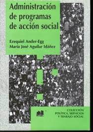 Cover for Administración y ejecución de programas de trabajo social