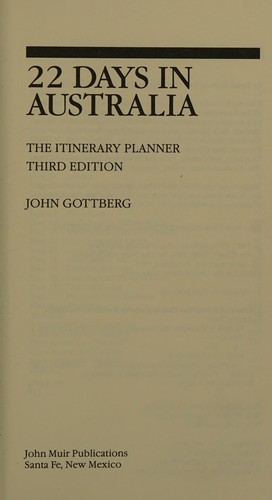 Cover for 22 days in Australia
