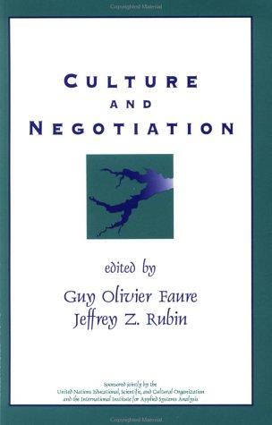 Cover for Culture and Negotiation