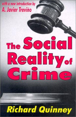 Cover for The social reality of crime