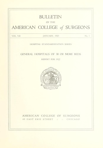 Cover for Bulletin