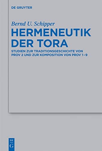 Cover for Hermeneutik der Tora