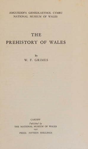 Cover for The prehistory of Wales.