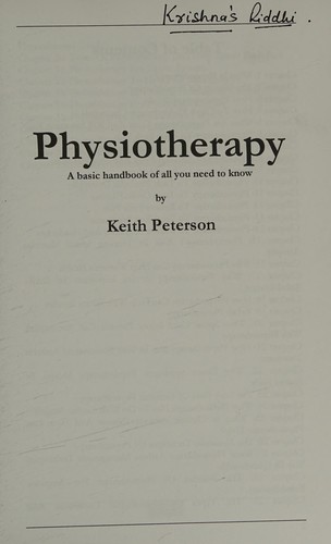 Cover for Physiotherapy
