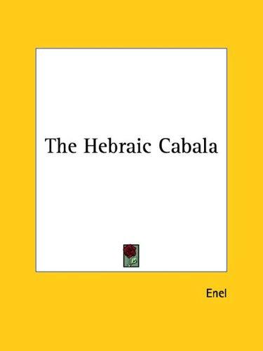 Cover for The Hebraic Cabala