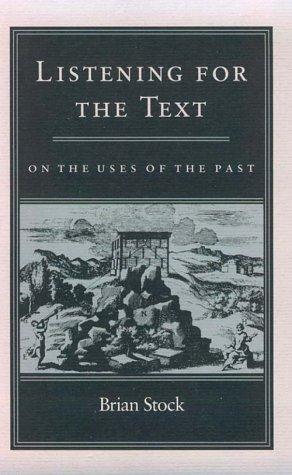Cover for Listening for the text