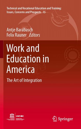 Cover for Work and education in America
