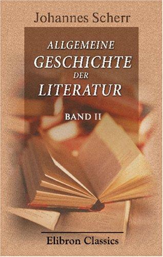 Cover for Allgemeine Geschichte der Literatur