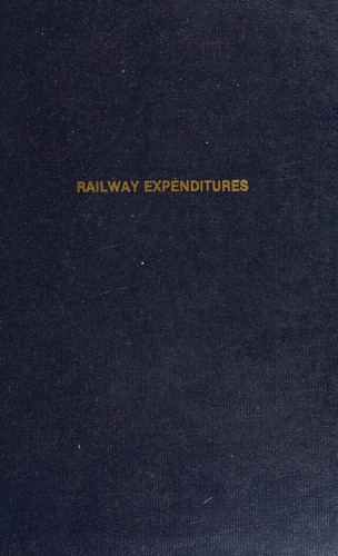 Cover for Railway expenditures