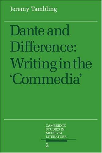 Cover for Dante and Difference