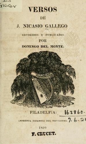 Cover for Versos