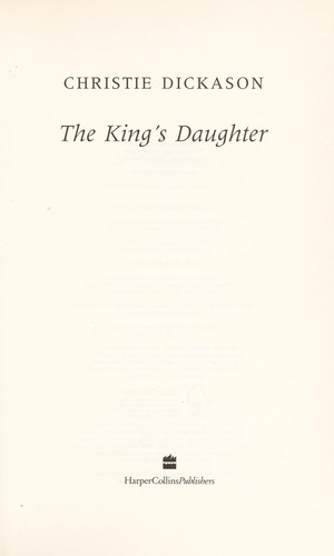 Cover for The king's daughter