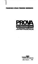 Cover for Prova no processo civil