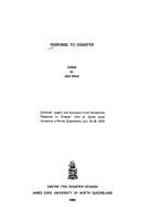 Cover for Response to disaster