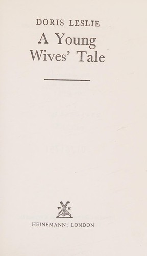 Cover for A young wives' tale.