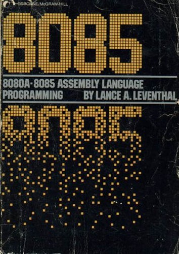 Cover for 8080A/8085 assembly language programming