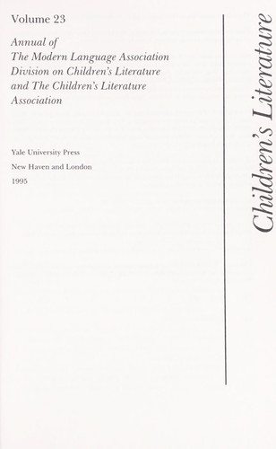 Cover for Children's Literature