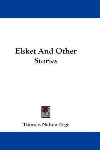 Cover for Elsket And Other Stories