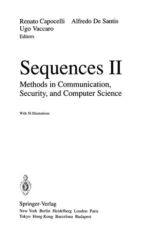 Cover for Sequences II