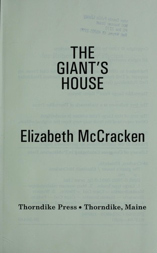 Cover for The giant's house