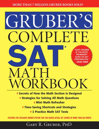 Cover for Gruber's complete SAT math workbook