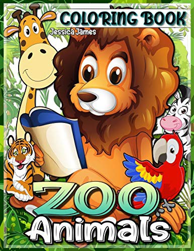 Cover for ZOO Animals Coloring Book