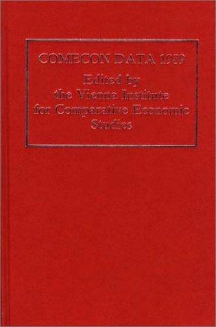 Cover for Comecon Data 1989 (Comecon Data)