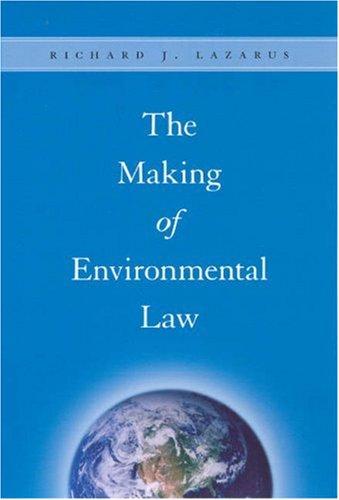 Cover for The Making of Environmental Law