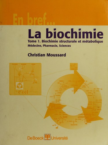 Cover for La biochimie