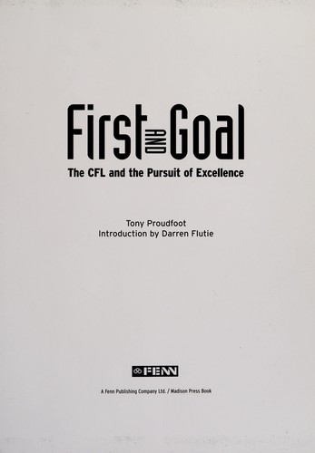 Cover for First and goal