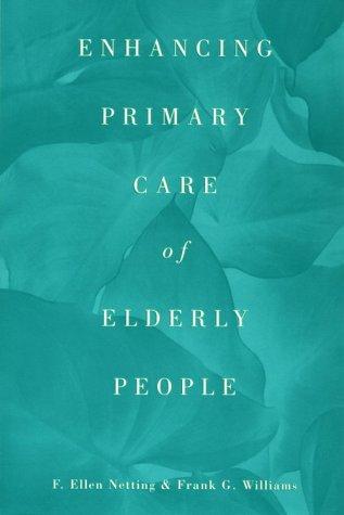 Cover for Enhancing primary care of elderly people