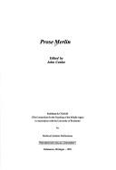 Cover for Prose Merlin