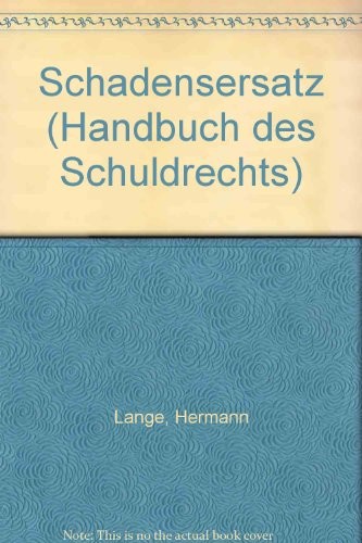 Cover for Schadensersatz