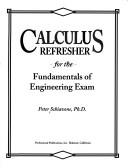 Cover for Calculus refresher for the fundamentals of engineering exam