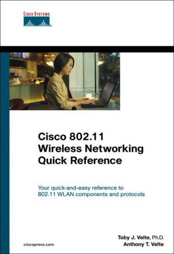 Cover for Cisco 802.11 Wireless Networking Quick Reference (Networking Technology)