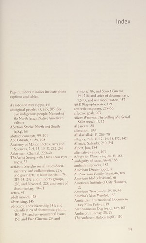 Cover for Introduction to Documentary