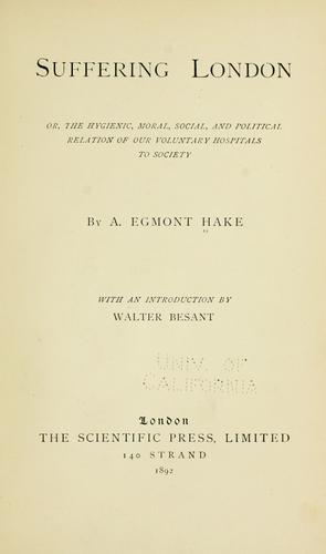 Cover for Suffering London