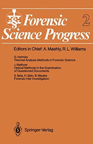 Cover for Forensic Science Progress