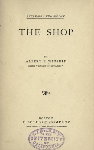 Cover for The shop
