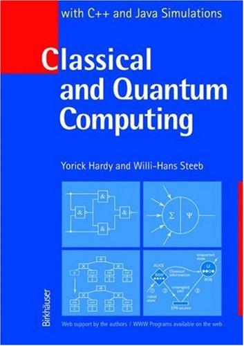 Cover for Classical and Quantum Computing